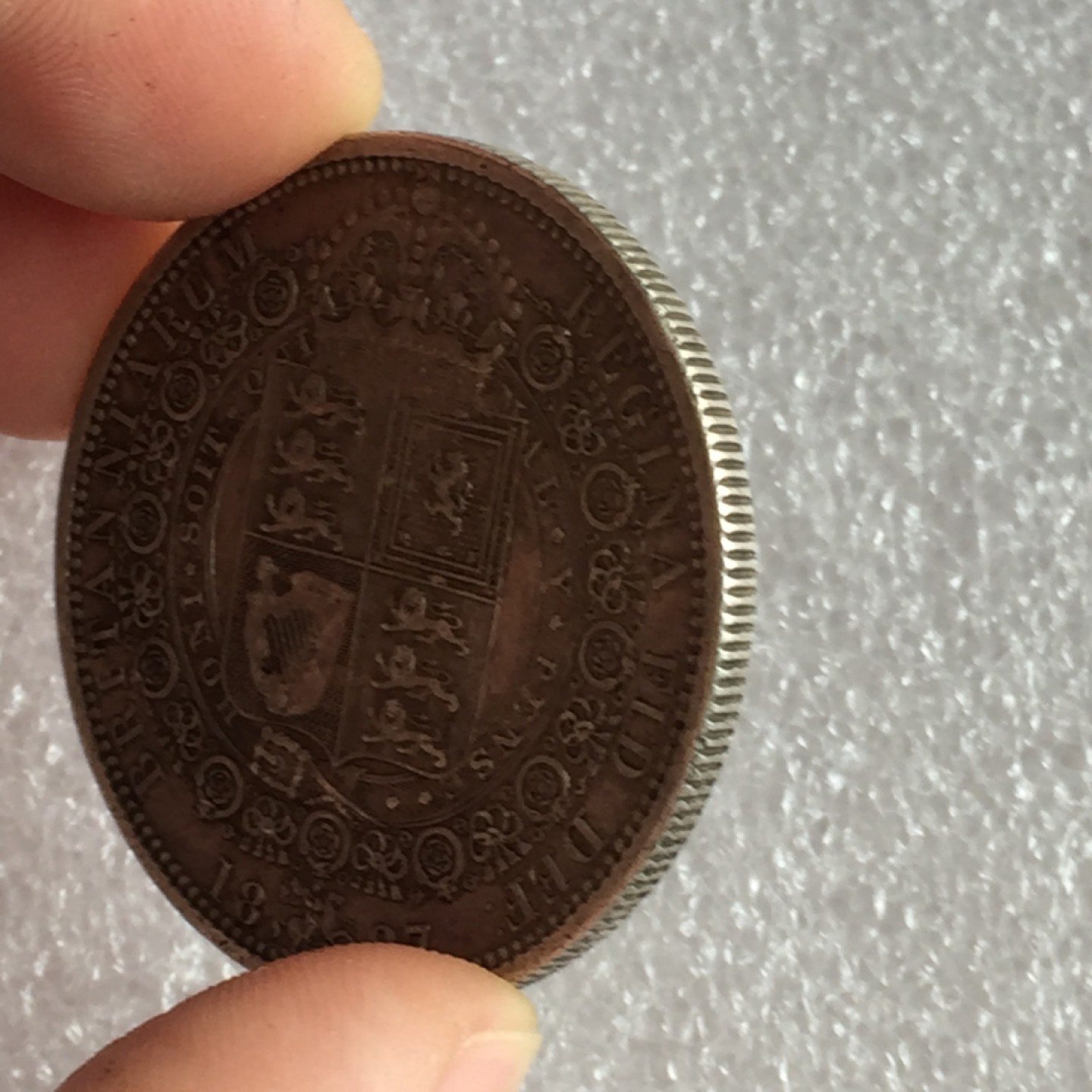 方圆集藏首期专场 9812-英国1887年维多利亚女王半克朗