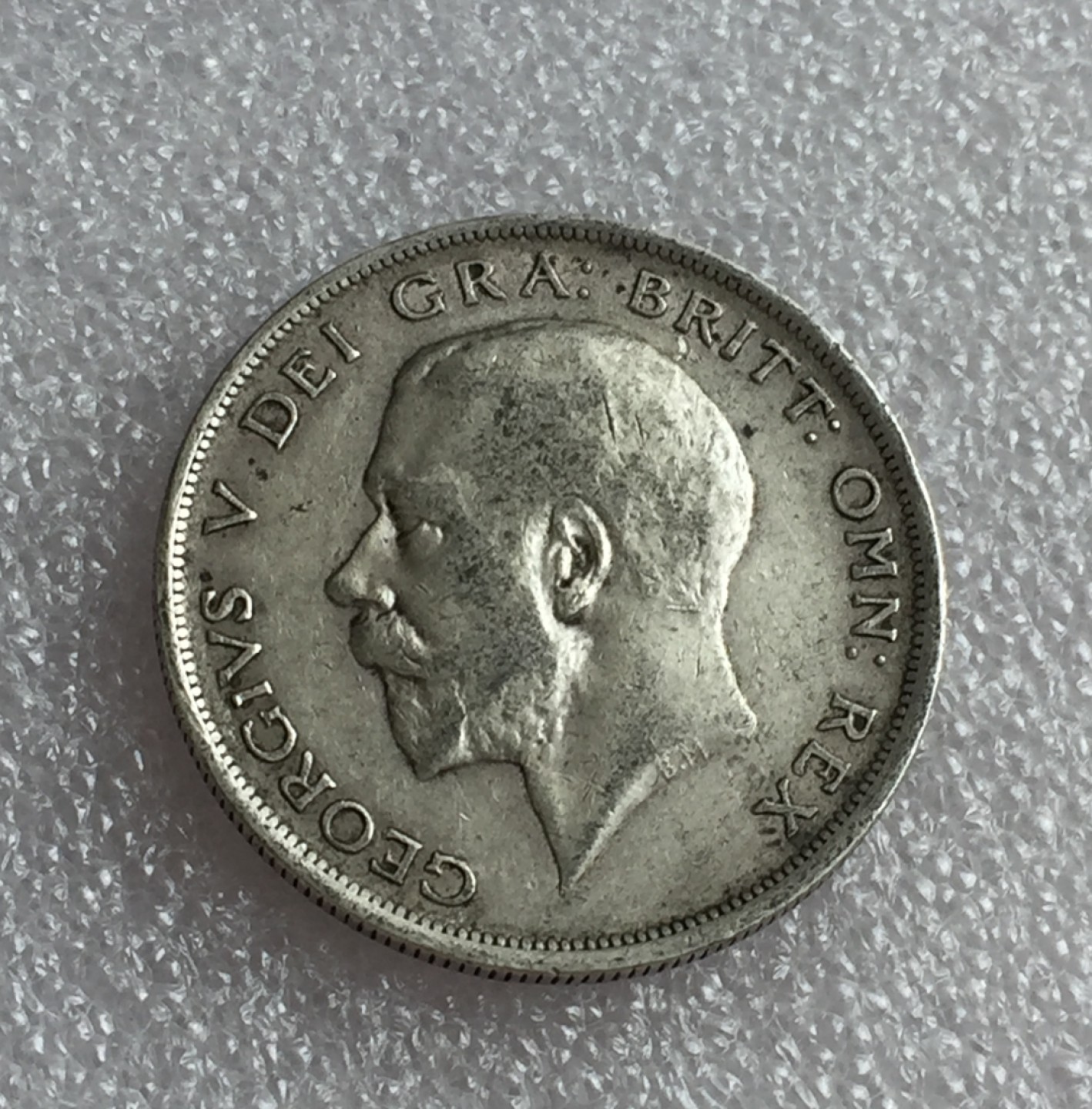 方圆集藏首期专场 9827-英国1917年乔治五世半克朗 高银版