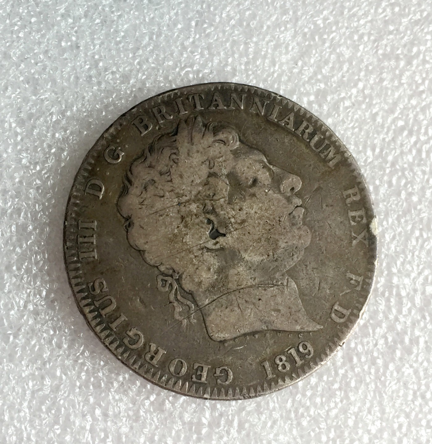 方圆集藏首期专场 9797-英国1819年乔治三世马剑银币