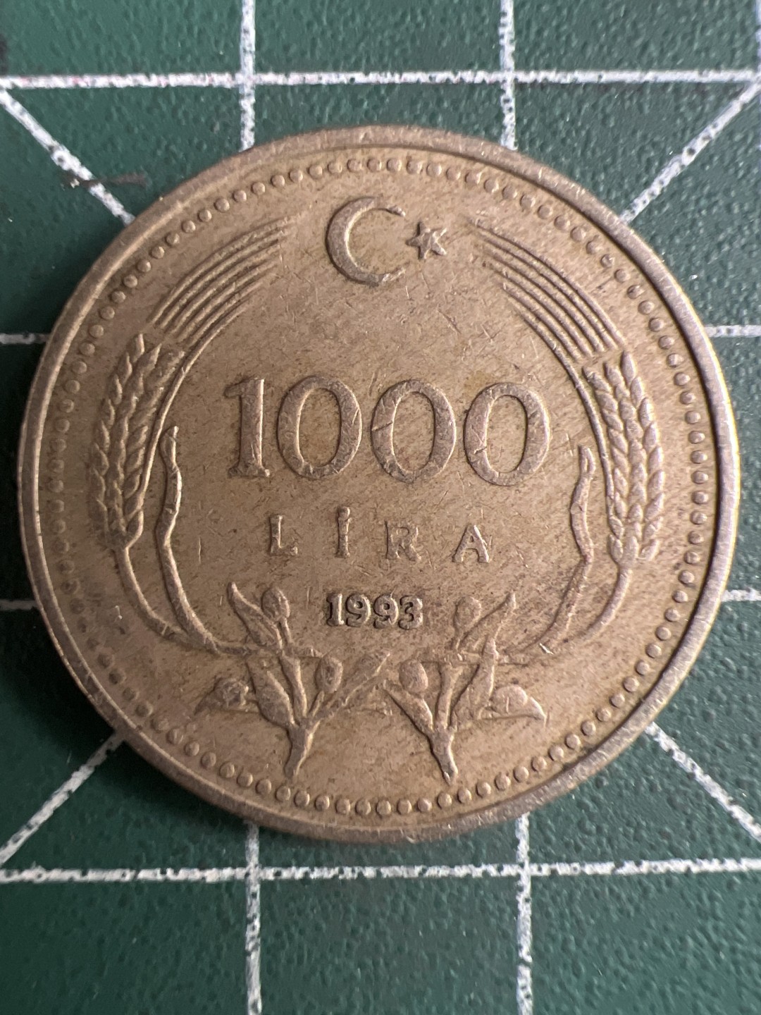 泡泡堂第244期  世界硬币 （无押金，无佣金，捡漏，全场20包邮，偏远地区除外，接收代拍业务） 土耳其1000里拉