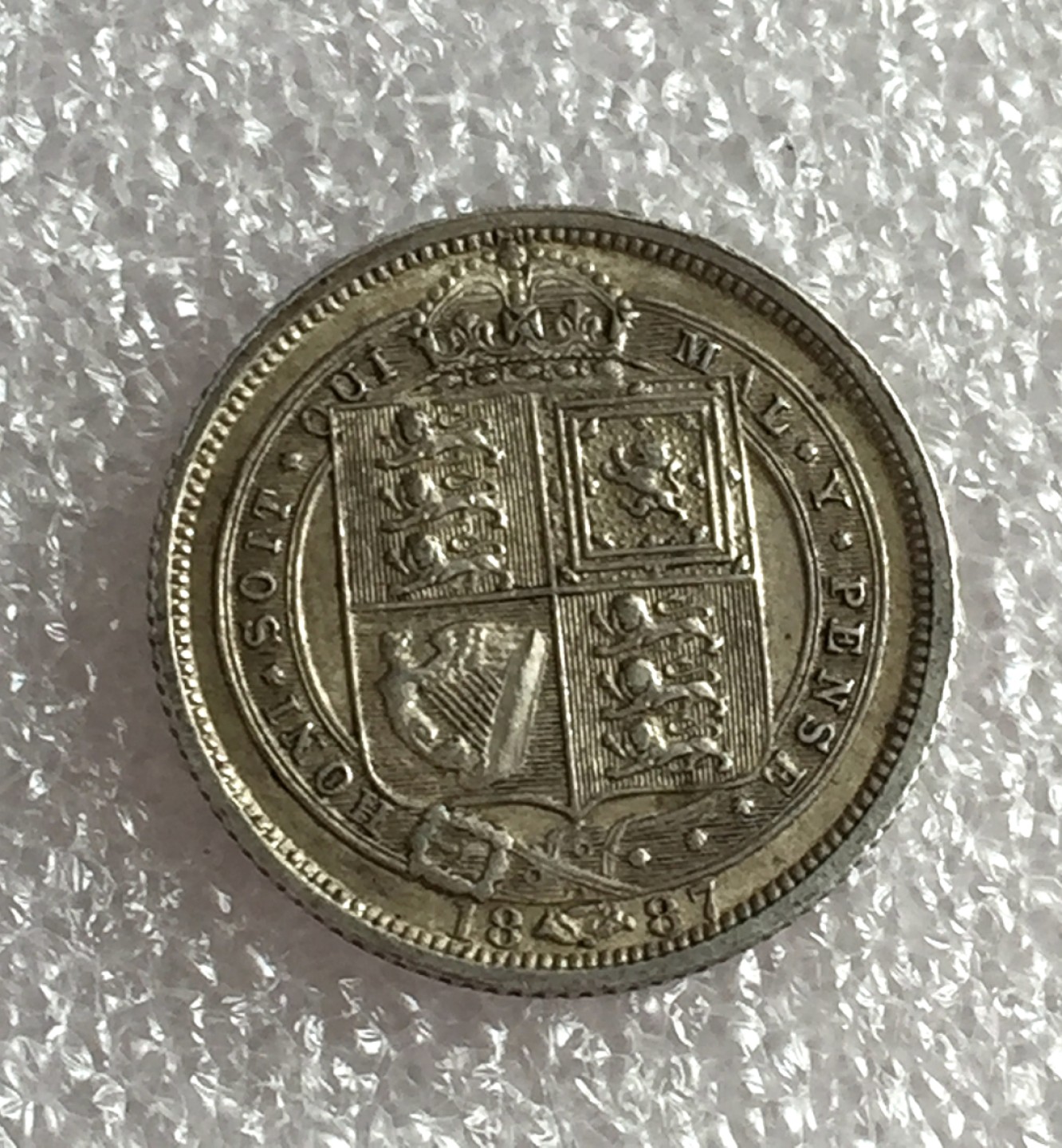 方圆集藏首期专场 9816-英国1887年维多利亚一先令银币