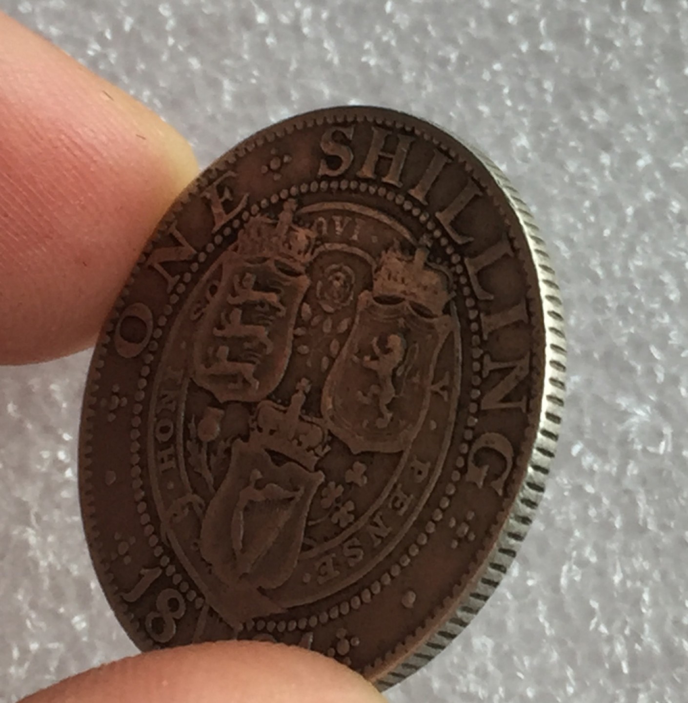 方圆集藏首期专场 9829-英国1894年维多利亚披纱一先令