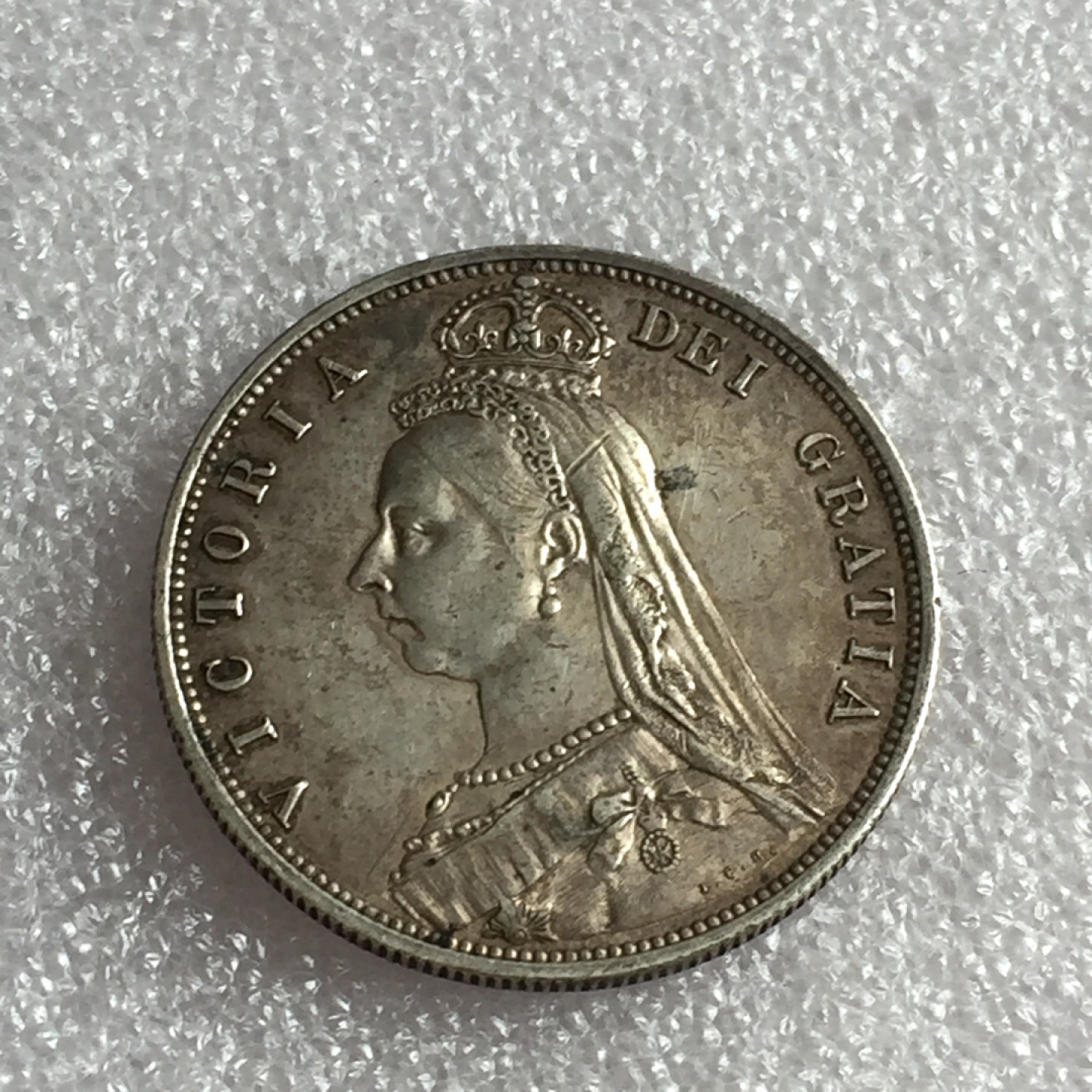 方圆集藏首期专场 9812-英国1887年维多利亚女王半克朗