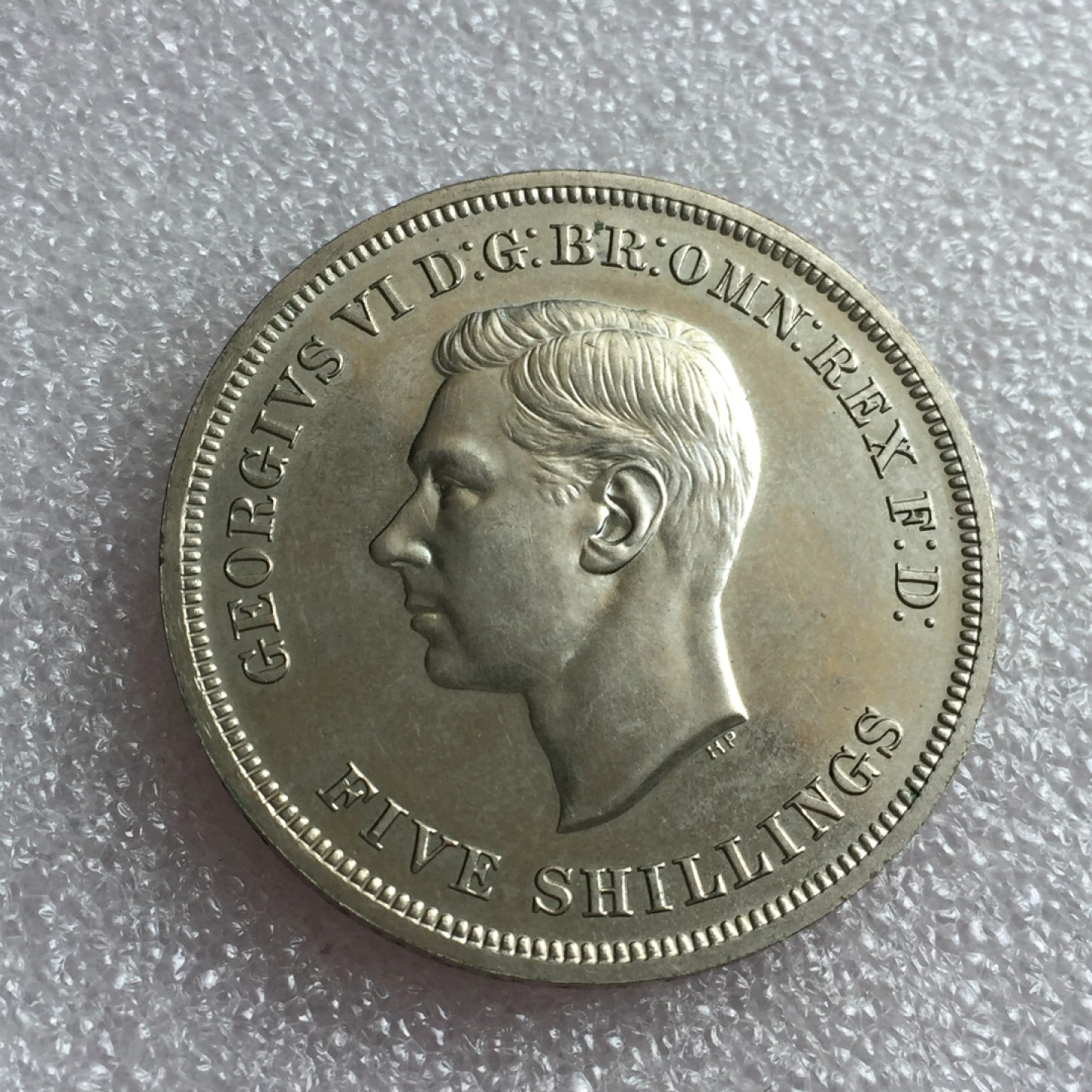 方圆集藏首期专场 9801-英国1951年乔治六世马剑克朗