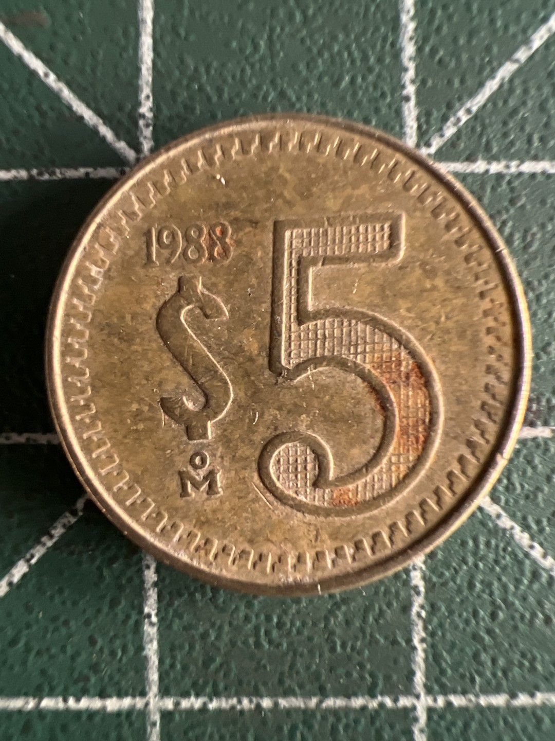 泡泡堂第243期  世界硬币 （无押金，无佣金，捡漏，全场20包邮，偏远地区除外，接收代拍业务） 墨西哥5分铜币