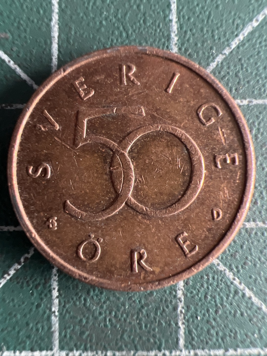 泡泡堂第247期  世界硬币 （无押金，捡漏，全场20包邮，偏远地区除外，接收代拍业务） 瑞典50欧尔