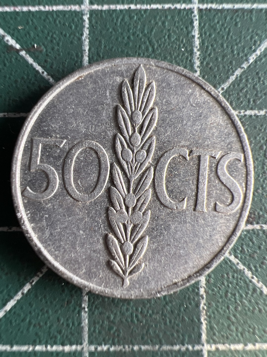 泡泡堂第246期  世界硬币 （无押金，捡漏，全场20包邮，偏远地区除外，接收代拍业务） 西班牙50分