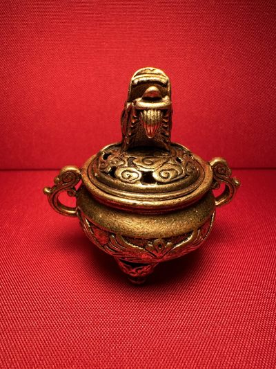 手串木器杂件｜拍卖专场 近代精工｜铜制“龙吟九天”香薰炉｜陈设摆件