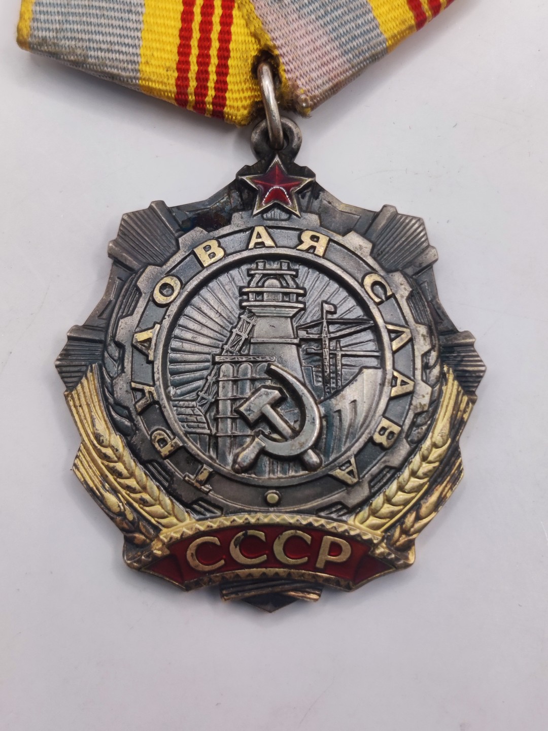 全场0元起拍 第37期 咸鱼国勋章拍卖专场 3月12日（周日）下午6：00开始 苏联劳动光荣勋章 银制+