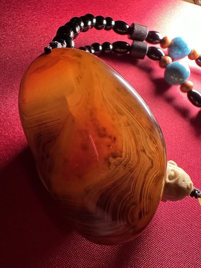 ｜冷门出品｜精选专拍·第壹拾伍场· - 精品玛瑙原石/“奔流不息”主题手把件