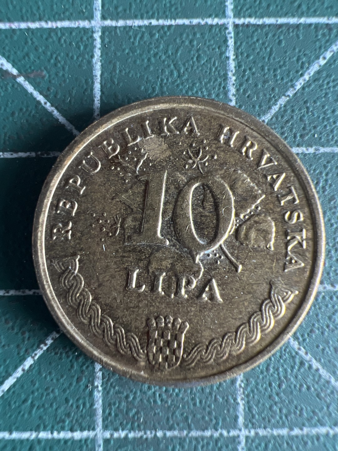 泡泡堂第246期  世界硬币 （无押金，捡漏，全场20包邮，偏远地区除外，接收代拍业务） 克罗地亚十分