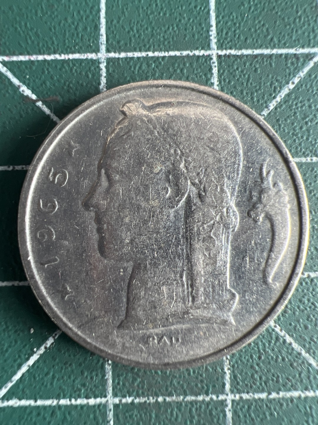 泡泡堂第263期  世界硬币 （无押金，捡漏，全场20包邮，偏远地区除外，接收代拍业务） 比利时5F