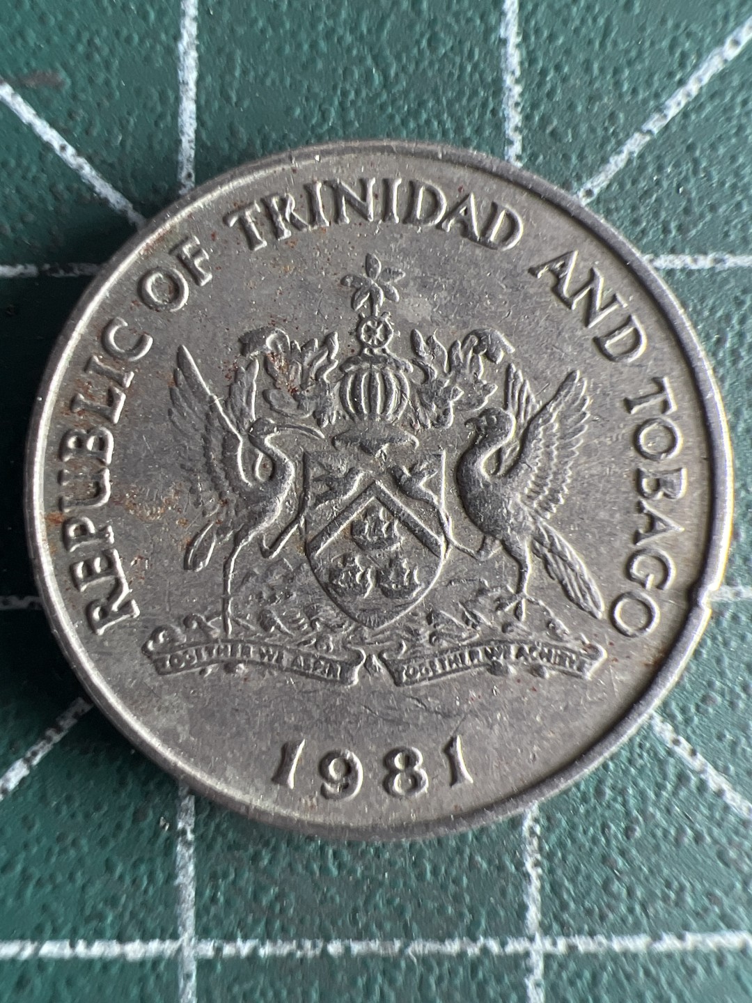 泡泡堂第246期  世界硬币 （无押金，捡漏，全场20包邮，偏远地区除外，接收代拍业务） 特立尼达和多巴哥25分