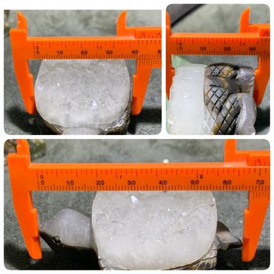 精美冰透高玉化玛瑙雕刻聚财灵龟(把件）摆件一个 精美冰透高玉化玛瑙雕刻聚财灵龟(把件）摆件一个