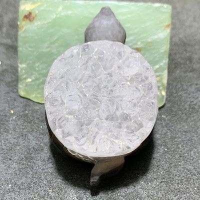 精美冰透高玉化玛瑙雕刻聚财灵龟(把件）摆件一个 精美冰透高玉化玛瑙雕刻聚财灵龟(把件）摆件一个