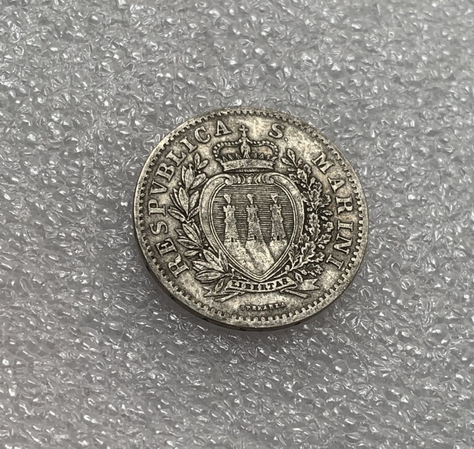 瓶子🏺第82期拍卖会 圣马力诺1906年1里拉银币