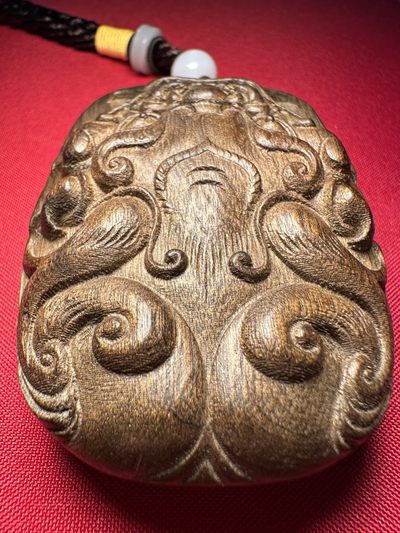 手串木器杂件｜拍卖专场 金丝楠木阴沉木/精雕“貔貅”手把件