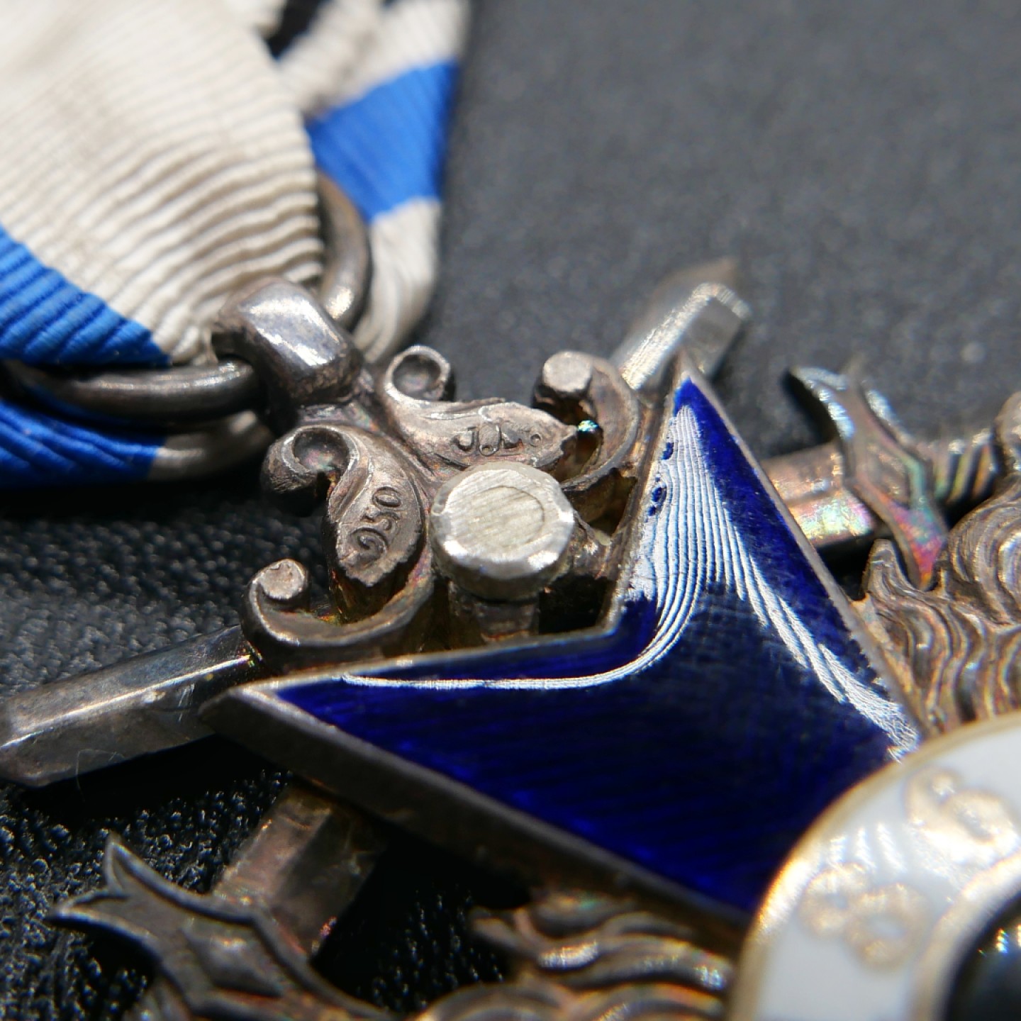 交易所3月11苏德勋奖章拍卖 德国巴伐利亚军功勋章，MVO4，银质珐琅，带标