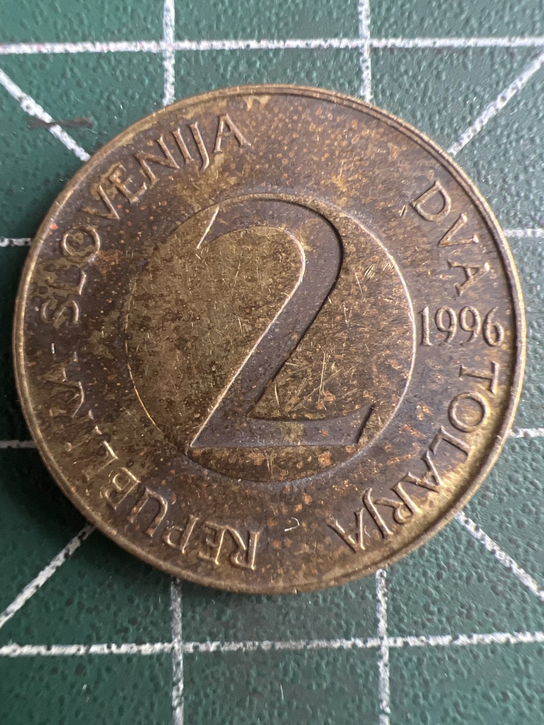 泡泡堂第263期  世界硬币 （无押金，捡漏，全场20包邮，偏远地区除外，接收代拍业务） 斯洛文尼亚2斯托丁 燕子