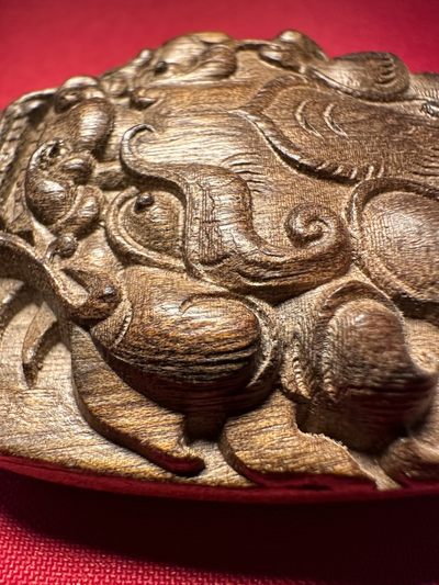 手串木器杂件｜拍卖专场 金丝楠木阴沉木/精雕“貔貅”手把件