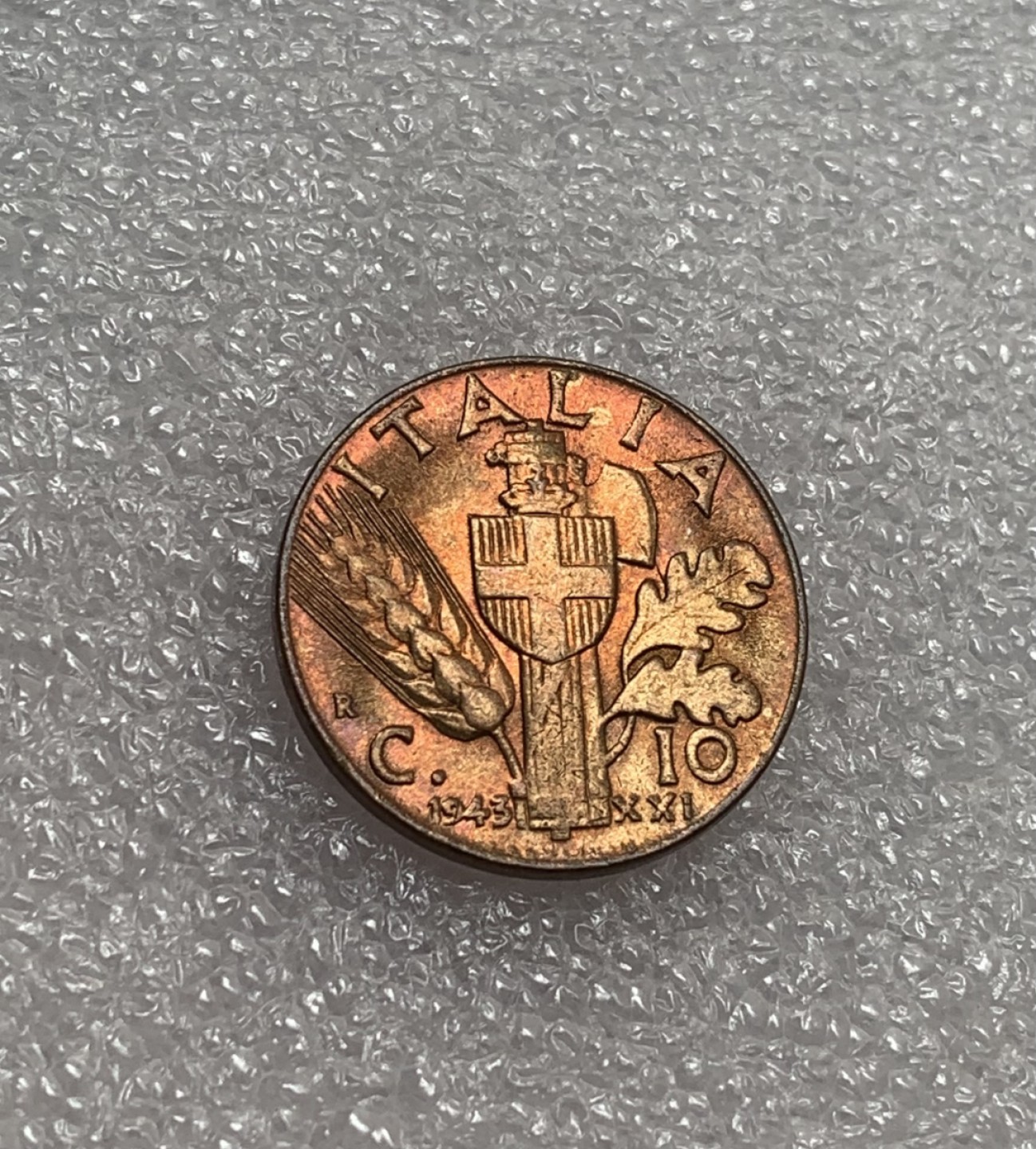 瓶子🏺第82期拍卖会 意大利1943年10分铜币