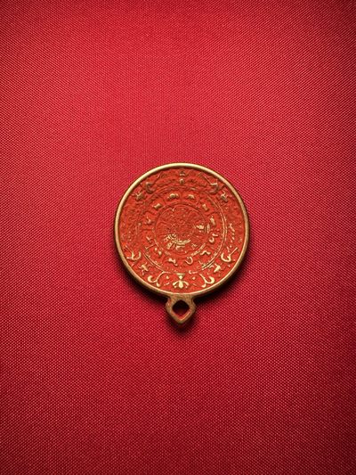 手串木器杂件｜拍卖专场 精工｜纯铜“朱砂药师牌”挂件｜近现代饰品