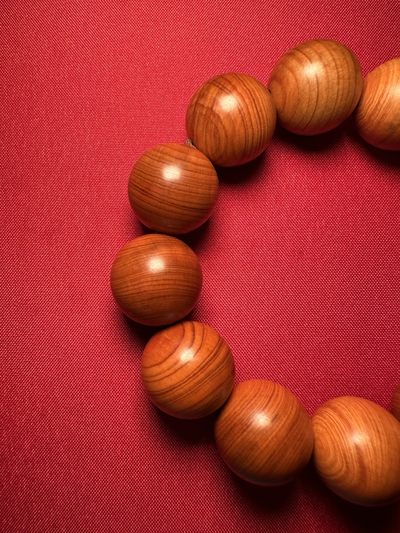 手串木器杂件｜拍卖专场 陈化崖柏木｜20mm佛珠手串｜圆形念珠