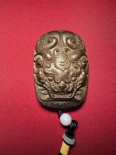 手串木器杂件｜拍卖专场 金丝楠木阴沉木/精雕“貔貅”手把件