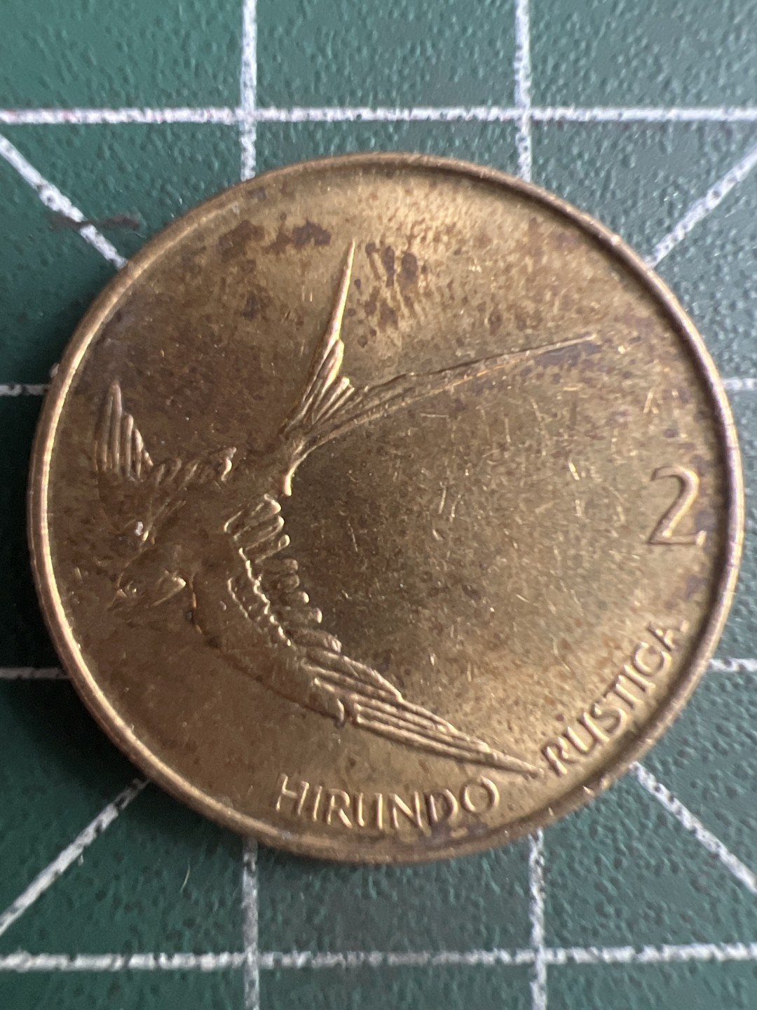 泡泡堂第263期  世界硬币 （无押金，捡漏，全场20包邮，偏远地区除外，接收代拍业务） 斯洛文尼亚2斯托丁 燕子