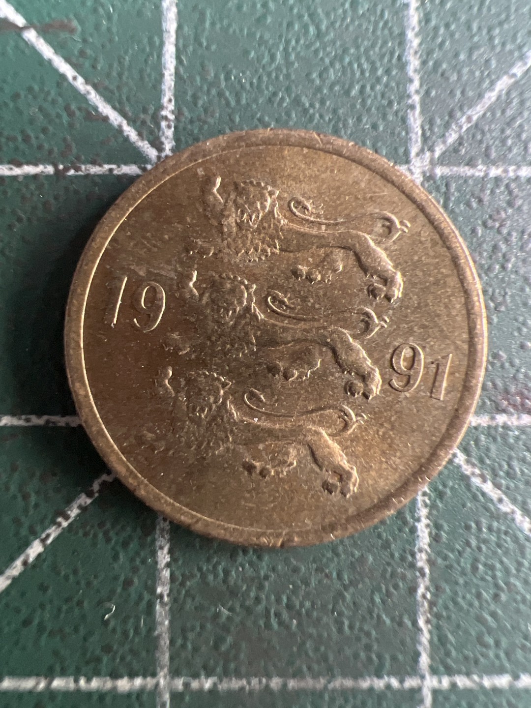 泡泡堂第247期  世界硬币 （无押金，捡漏，全场20包邮，偏远地区除外，接收代拍业务） 爱沙尼亚五分