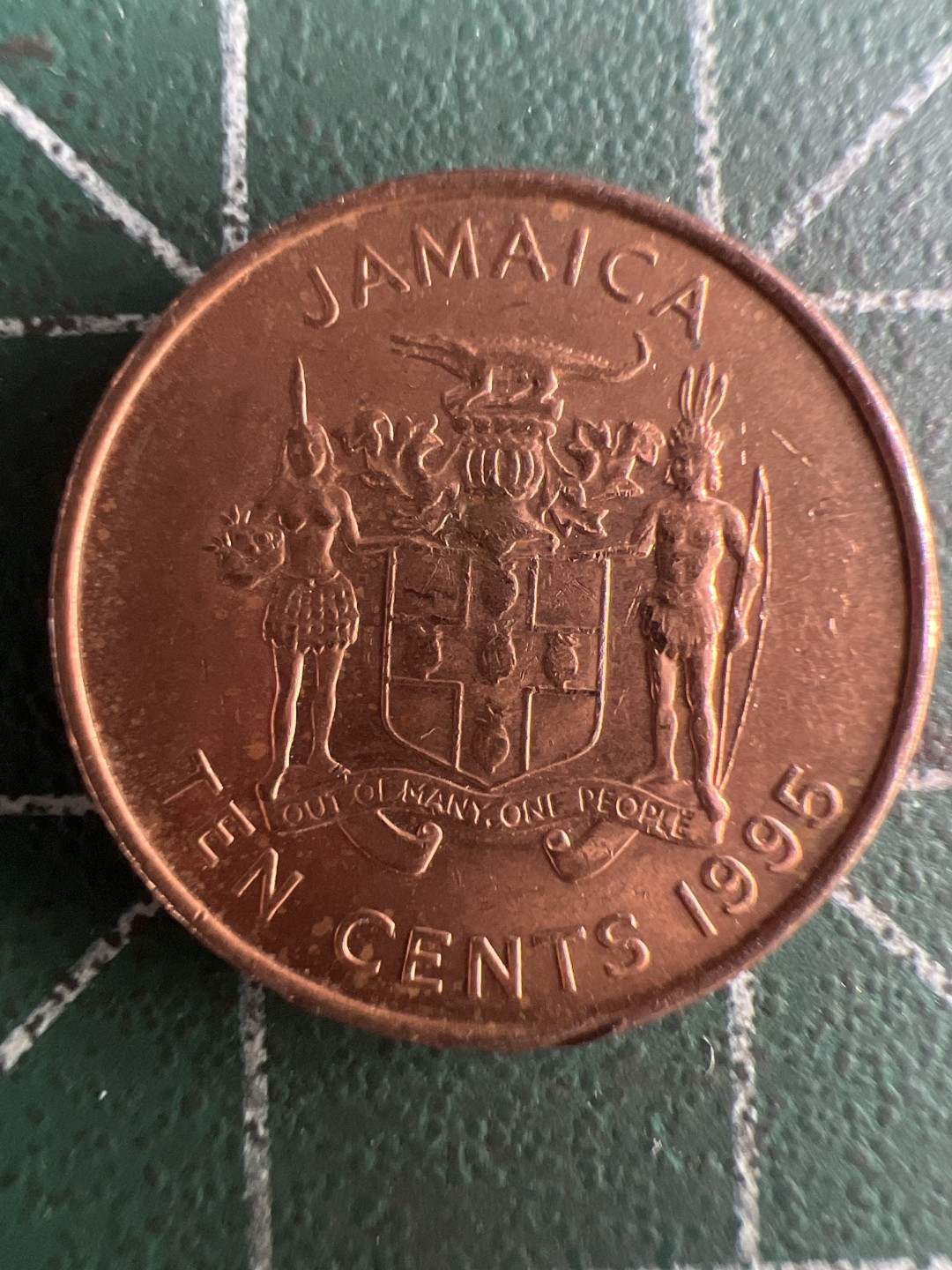 泡泡堂第247期  世界硬币 （无押金，捡漏，全场20包邮，偏远地区除外，接收代拍业务） 牙买加十分