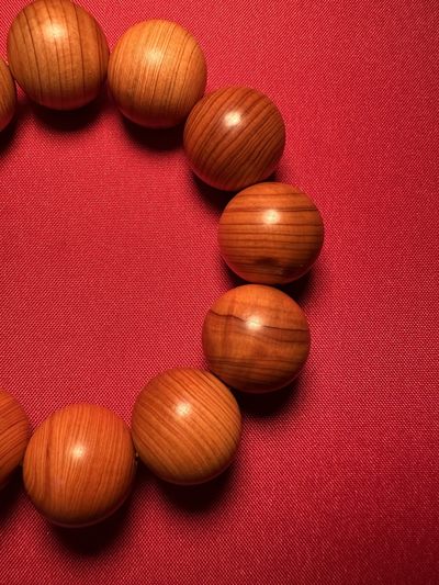 手串木器杂件｜拍卖专场 陈化崖柏木｜20mm佛珠手串｜圆形念珠