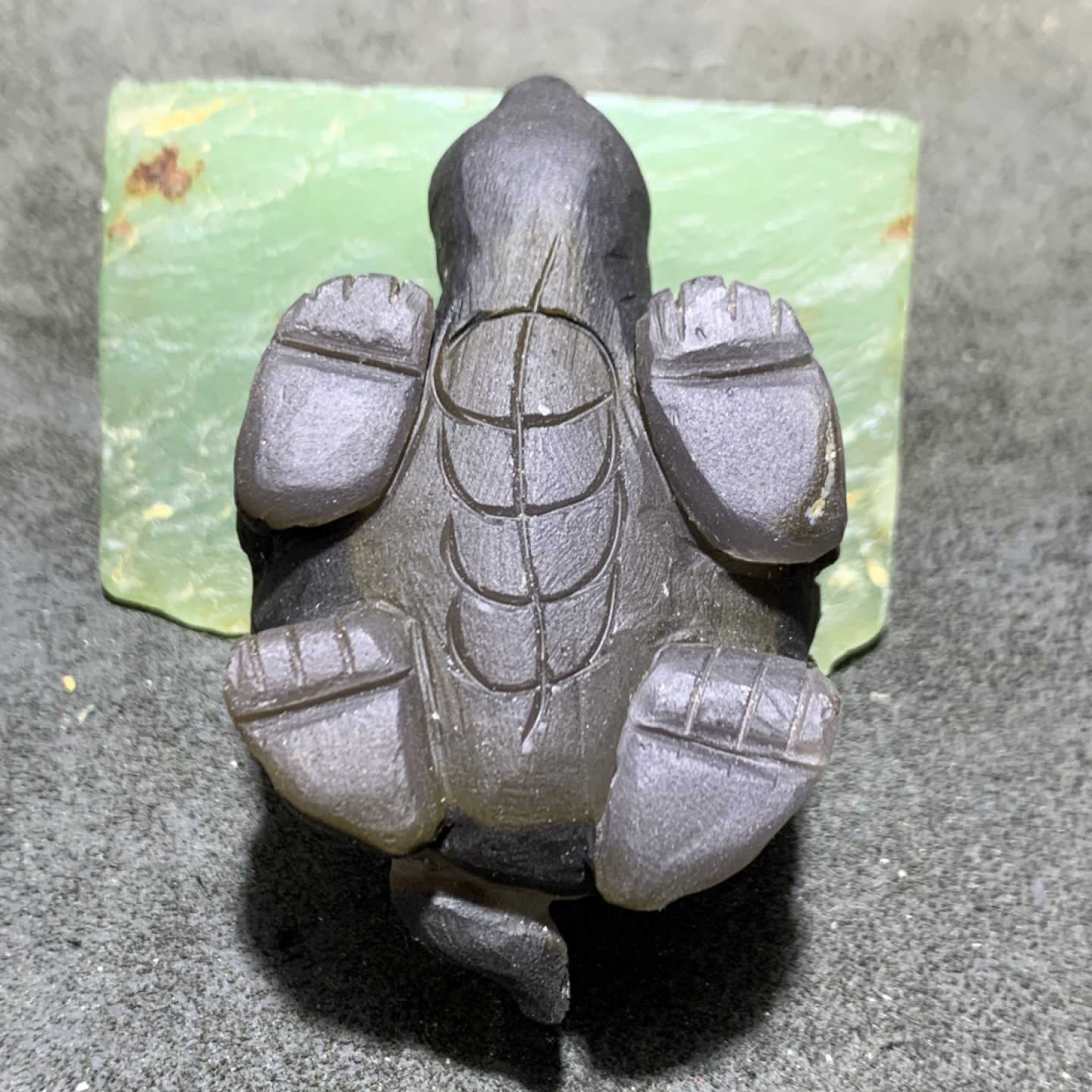 精美冰透高玉化玛瑙雕刻聚财灵龟(把件）摆件一个