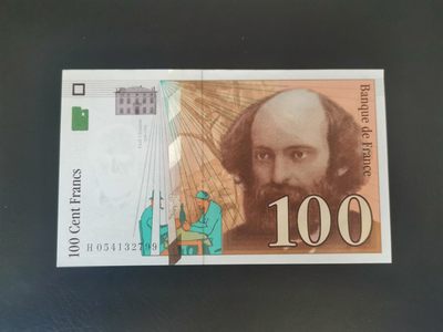 法国末版 100法郎 全新UNC - 法国末版 100法郎 全新UNC