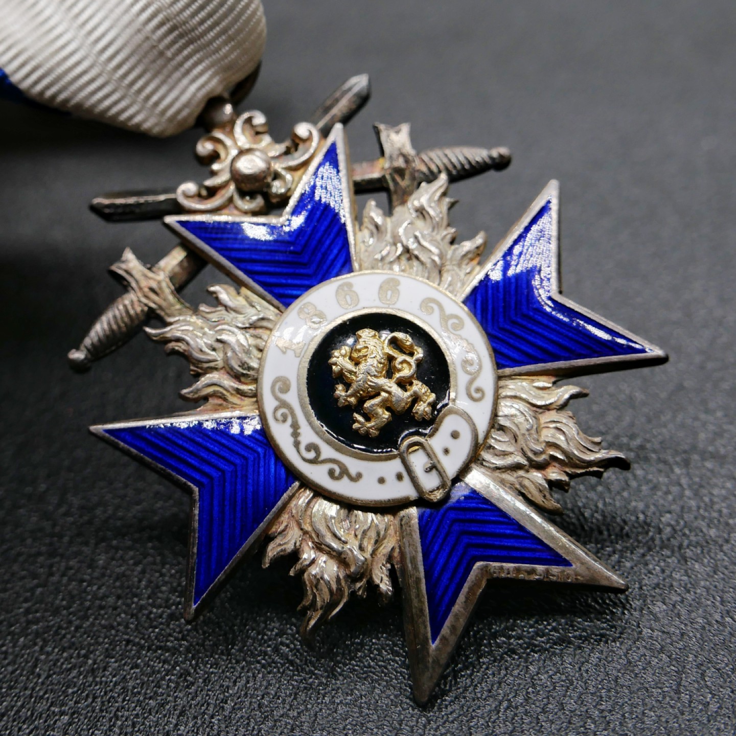 交易所3月11苏德勋奖章拍卖 德国巴伐利亚军功勋章，MVO4，银质珐琅，带标