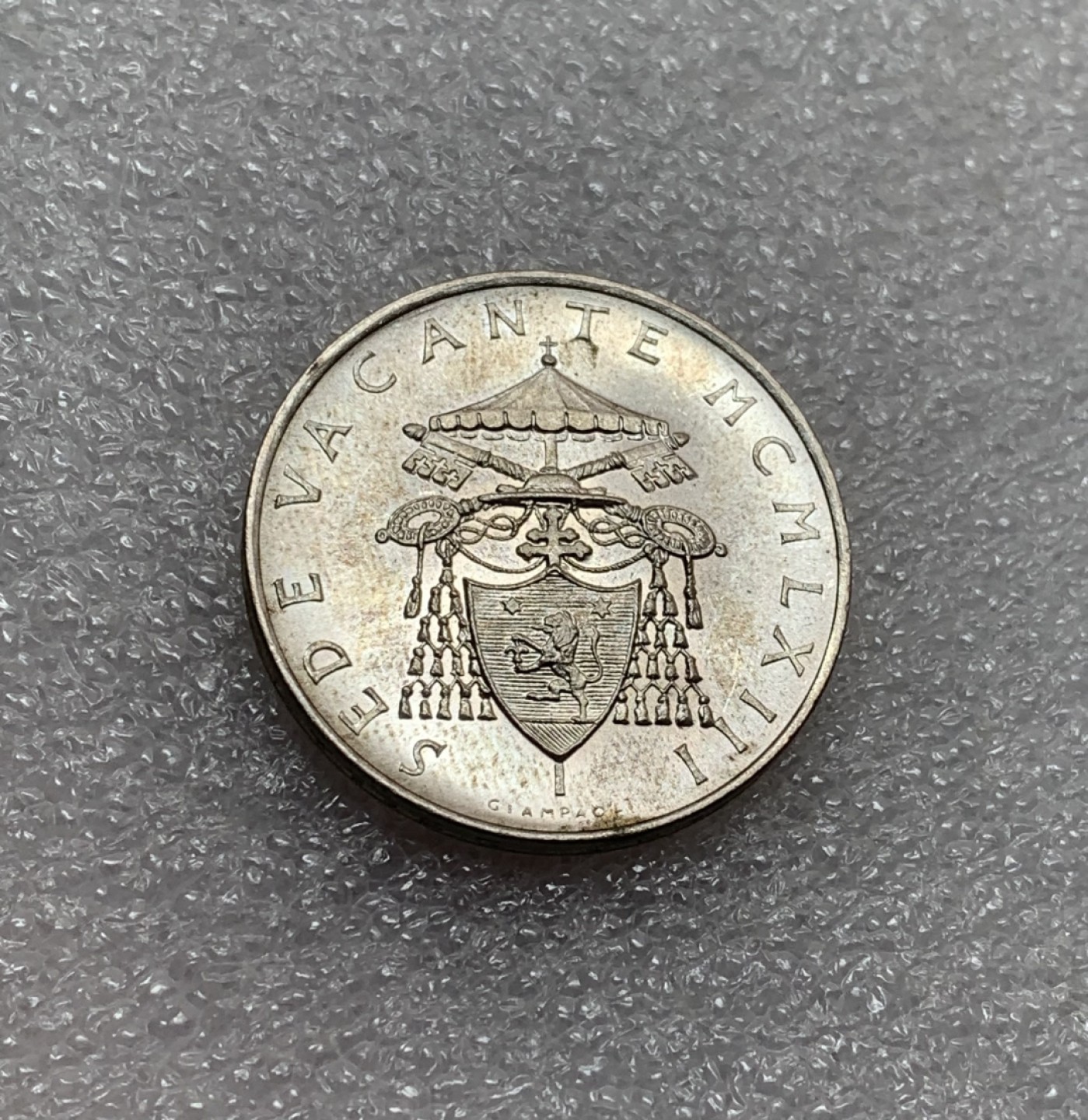 瓶子🏺第82期拍卖会 梵蒂冈1958年缺位500里拉银币