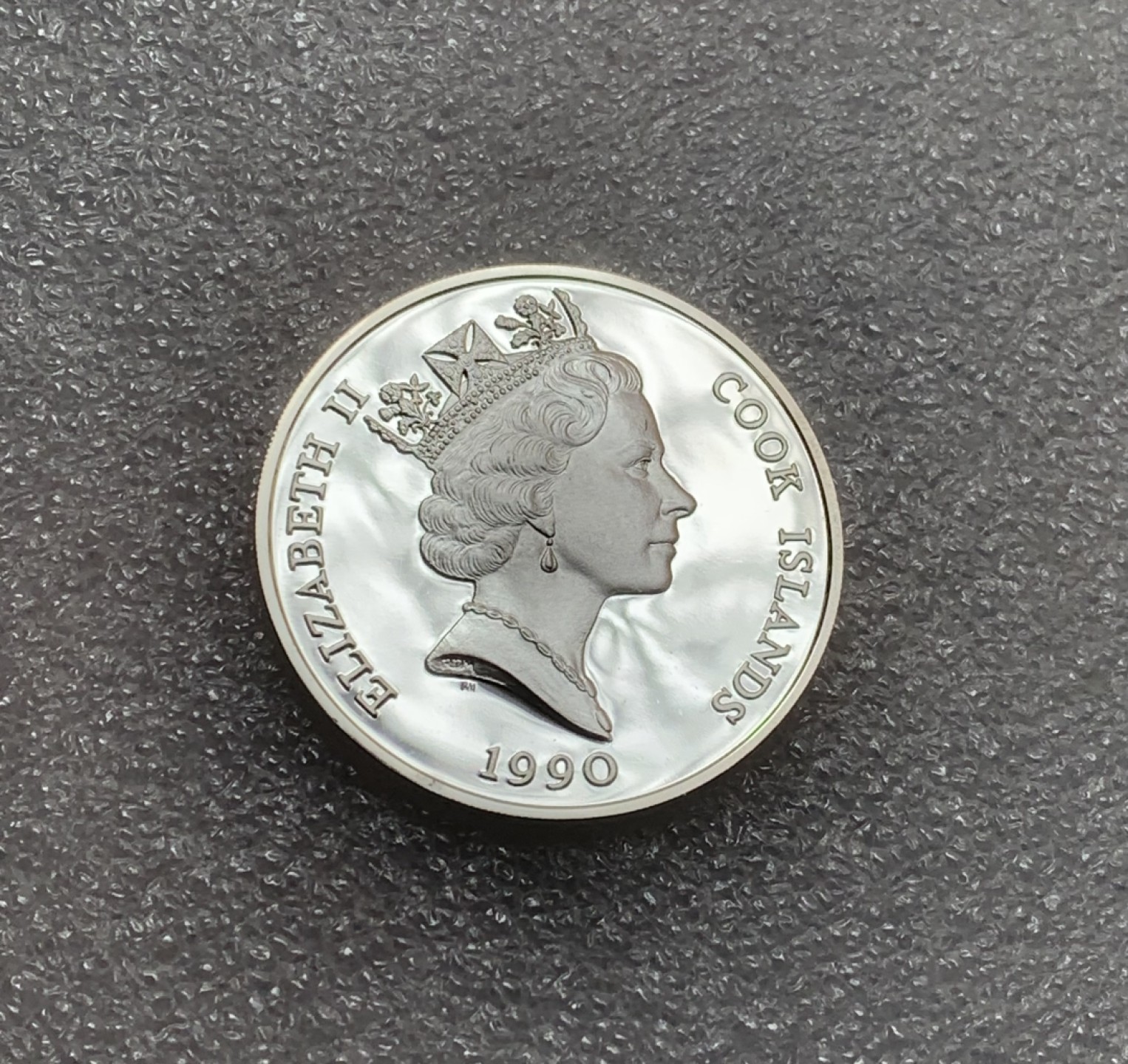 瓶子🏺第82期拍卖会 库克1990年50元珍惜野生动物系列  精制纪念银币 犀牛