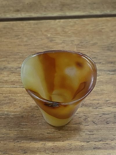 欧美回流精选 - 欧洲回流玛瑙小摆件：尺寸：4.2x3.6cm。