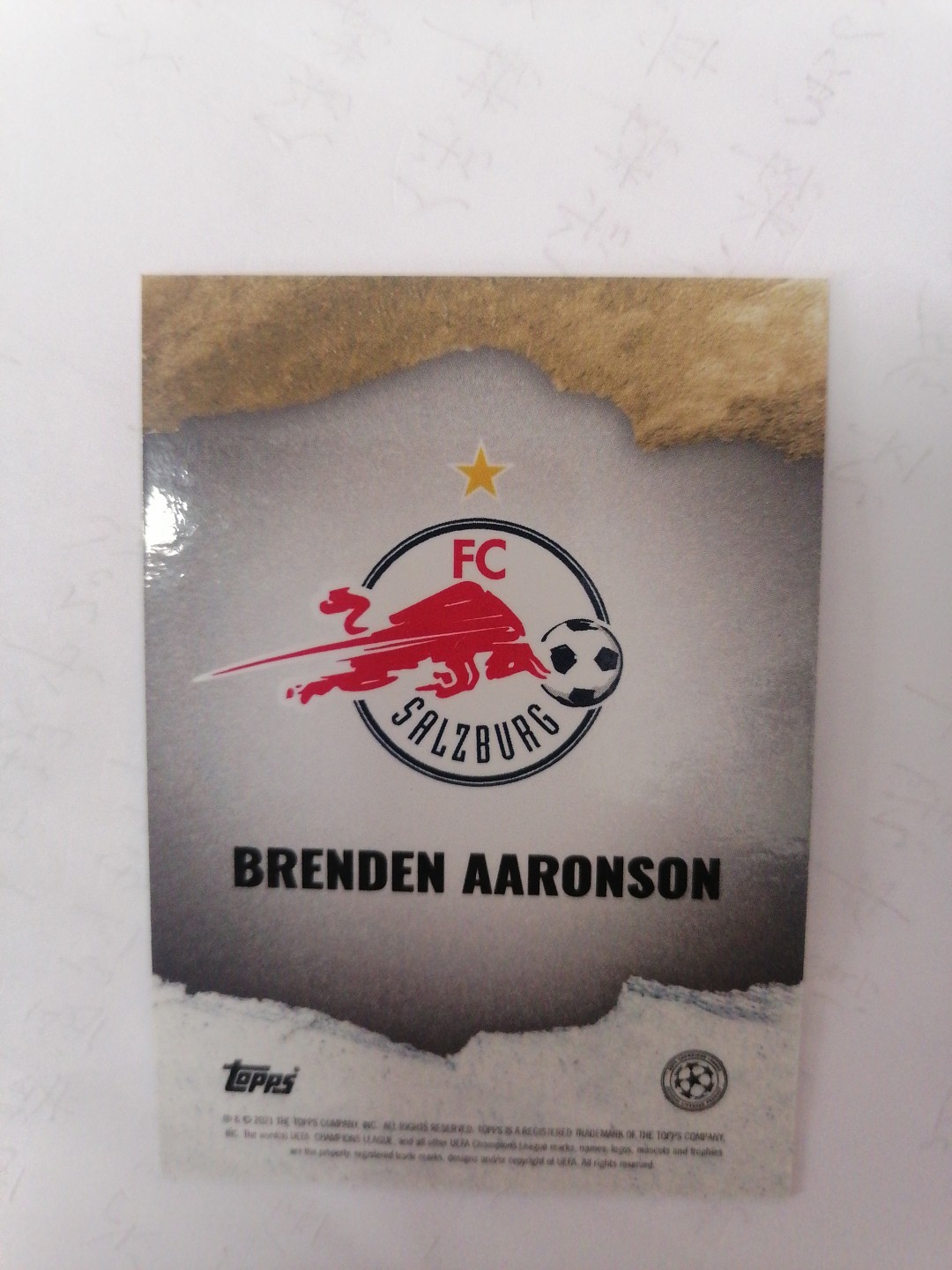 球星卡专场 阿伦森