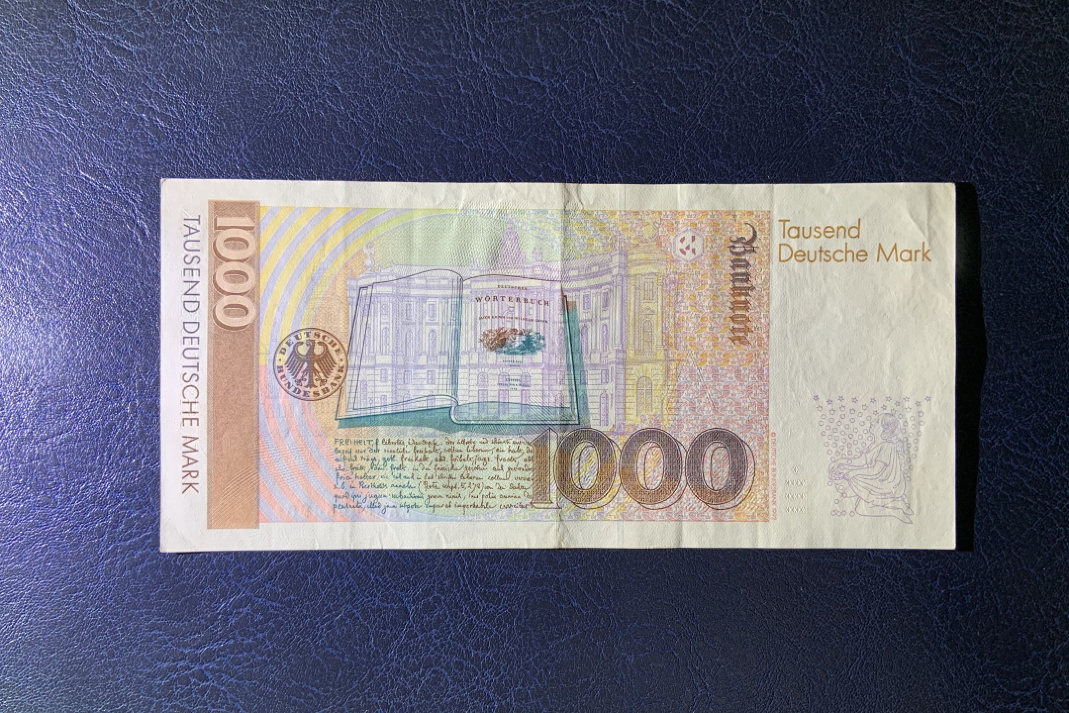 收藏联盟Quantum Auction 第239期拍卖 德国联邦1991年1000马克 品相如图 AA冠 格林兄弟