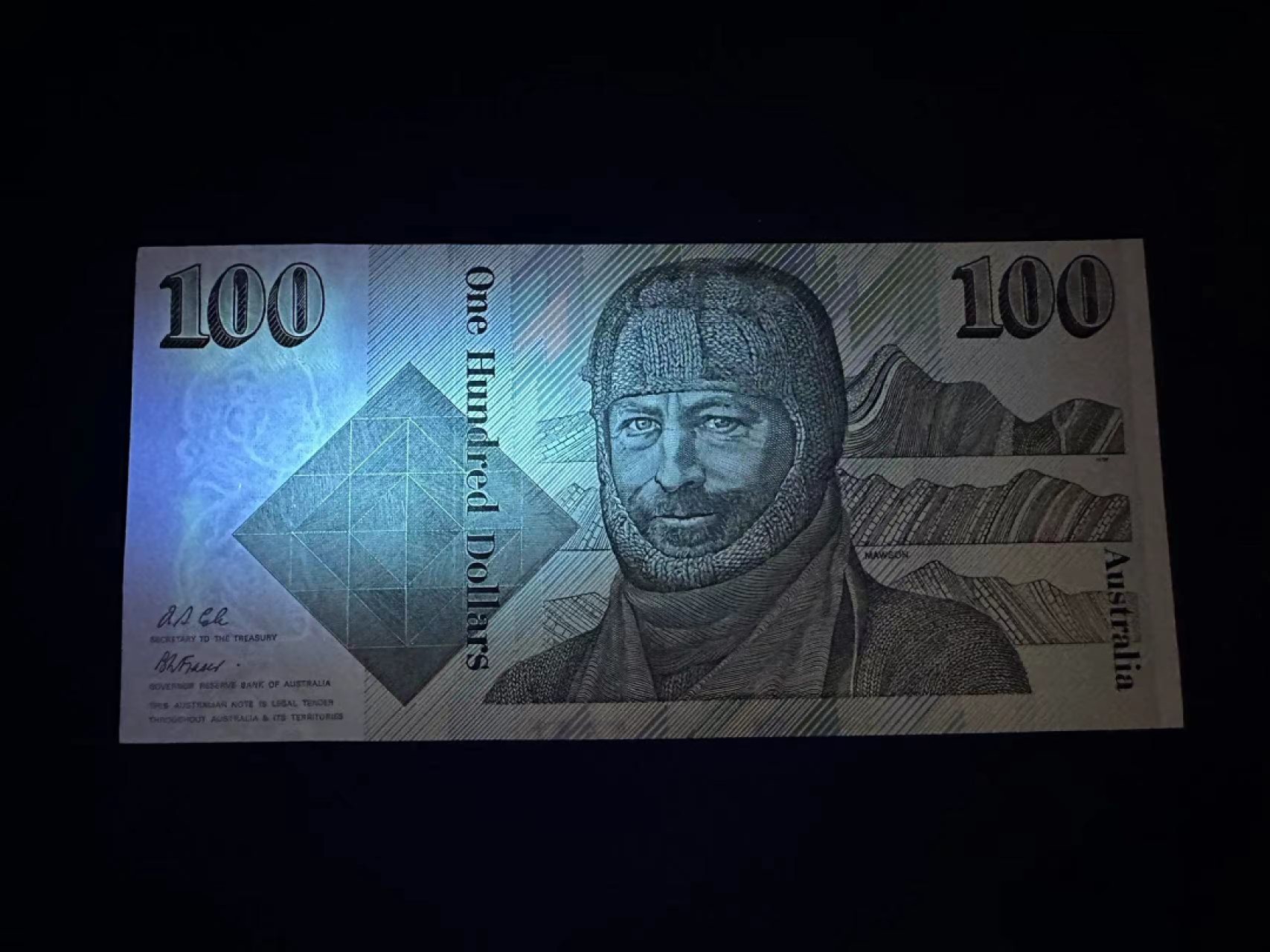 【Blue Auction】✨世界纸币精拍第301期——新纪元 澳大利亚 1992年100元 毛线帽子 全新UNC