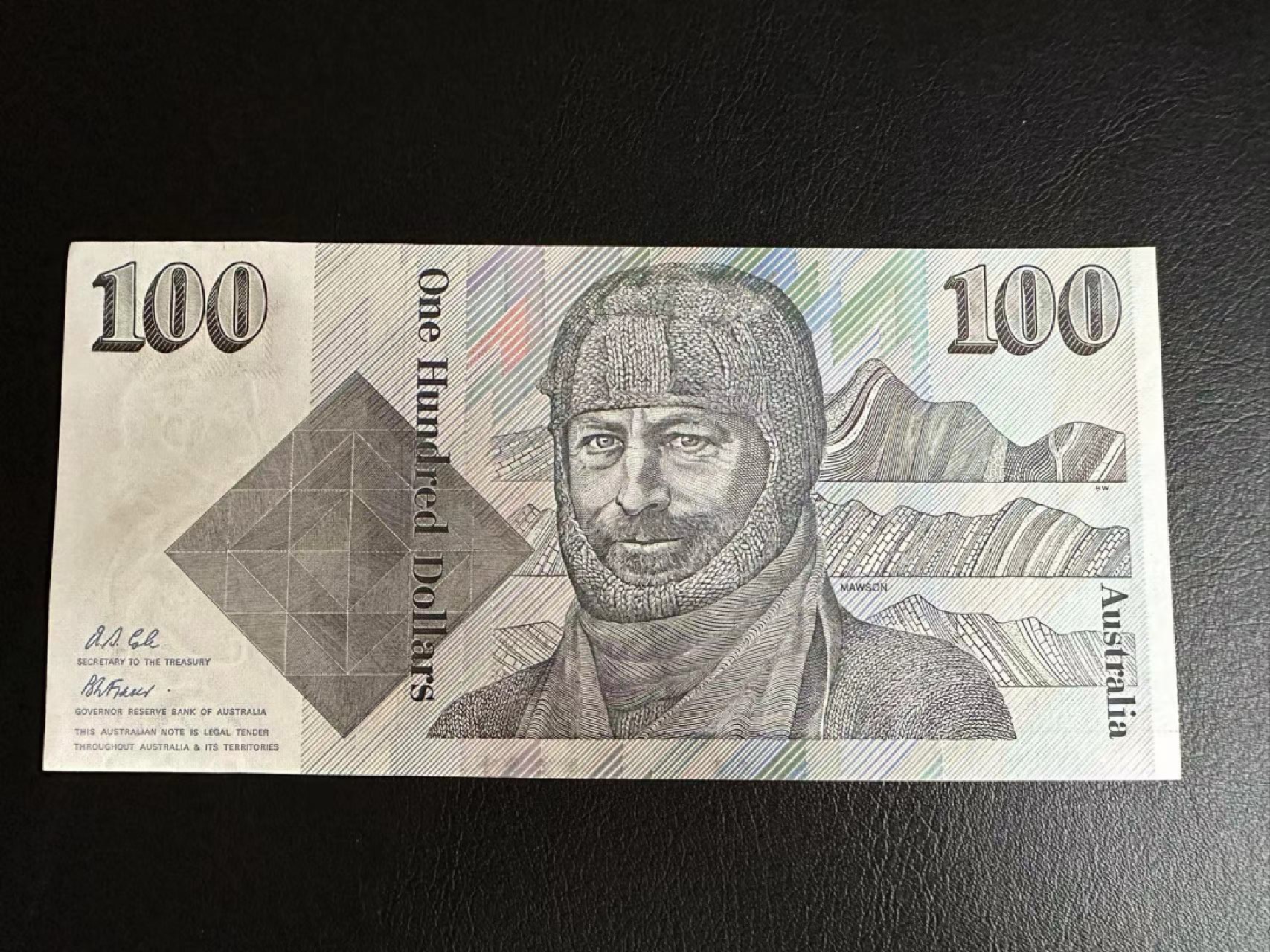 【Blue Auction】✨世界纸币精拍第301期——新纪元 澳大利亚 1992年100元 毛线帽子 全新UNC