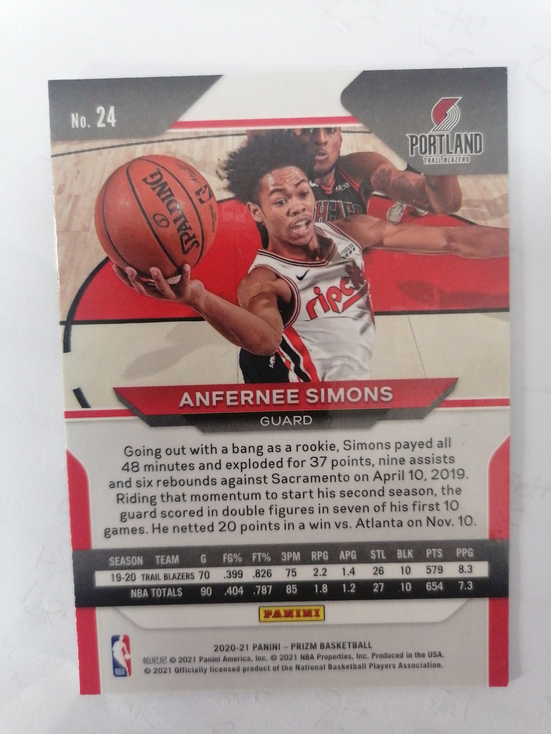 球星卡专场 西蒙斯