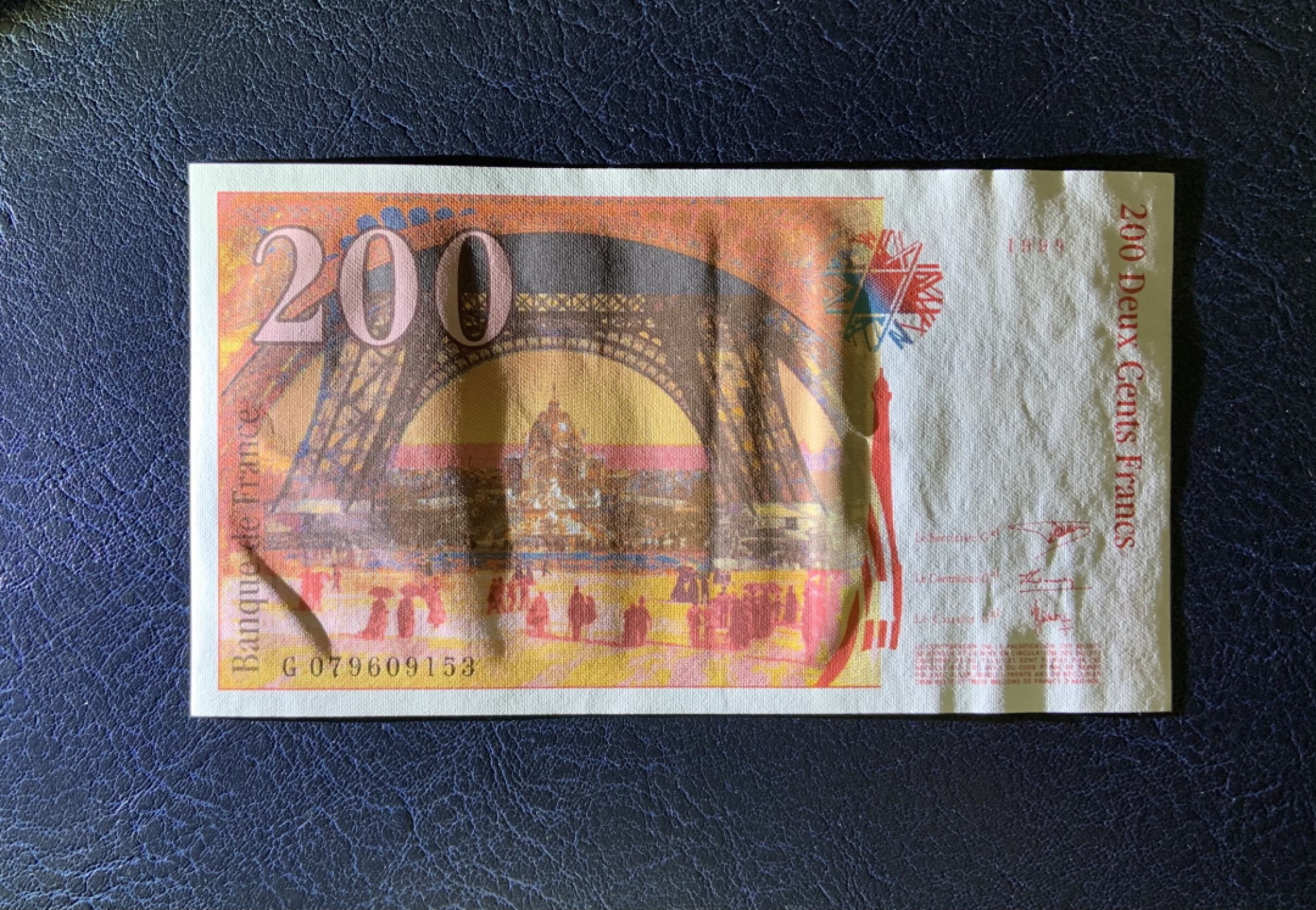 收藏联盟Quantum Auction 第239期拍卖 法国1999年200法郎 品相