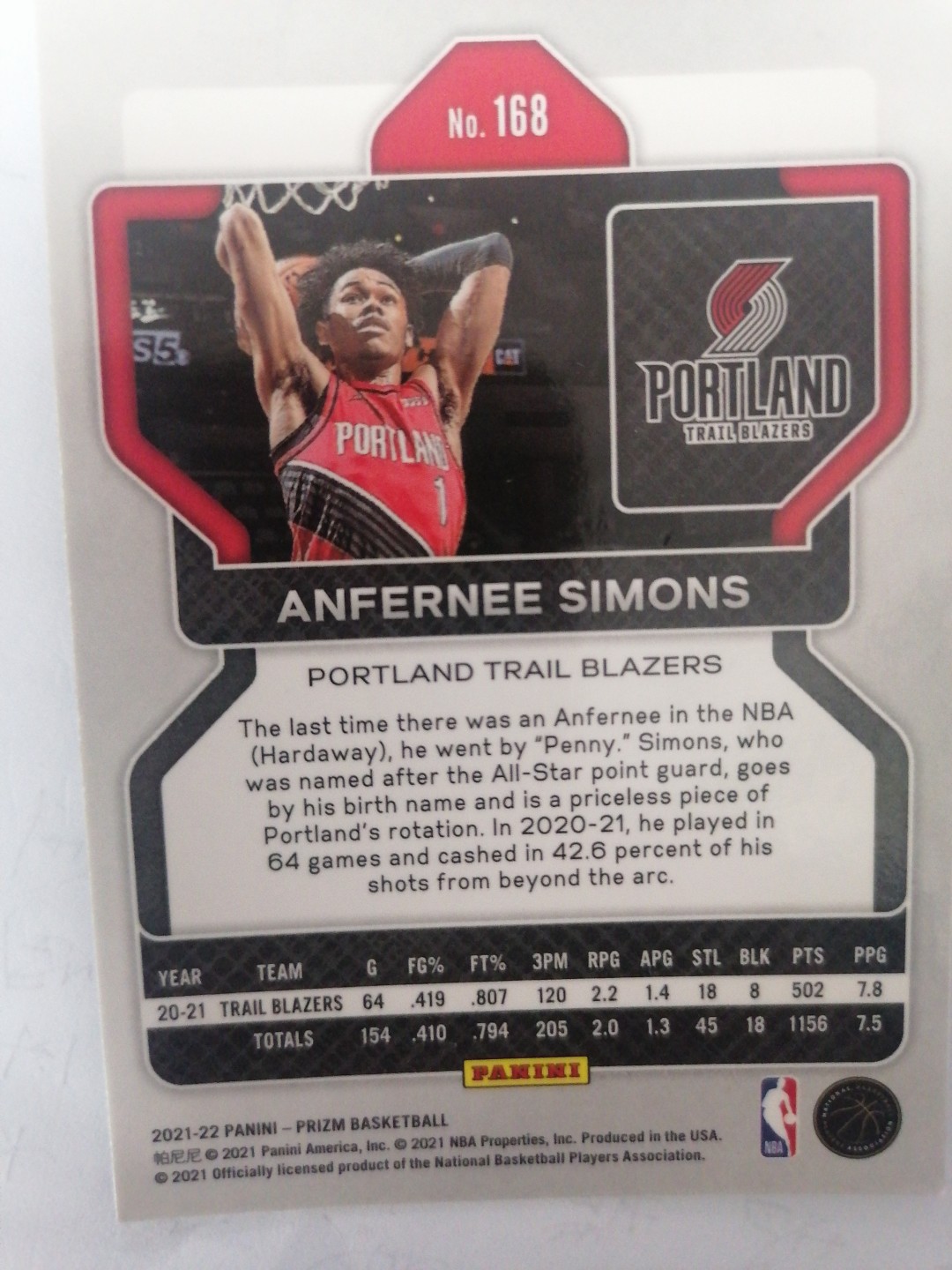 球星卡专场 西蒙斯