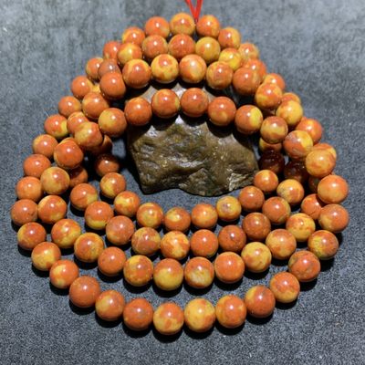 仅此一个！精美蒙料战国红玛瑙108圆珠手串一条 - 仅此一个！精美蒙料战国红玛瑙108圆珠手串一条