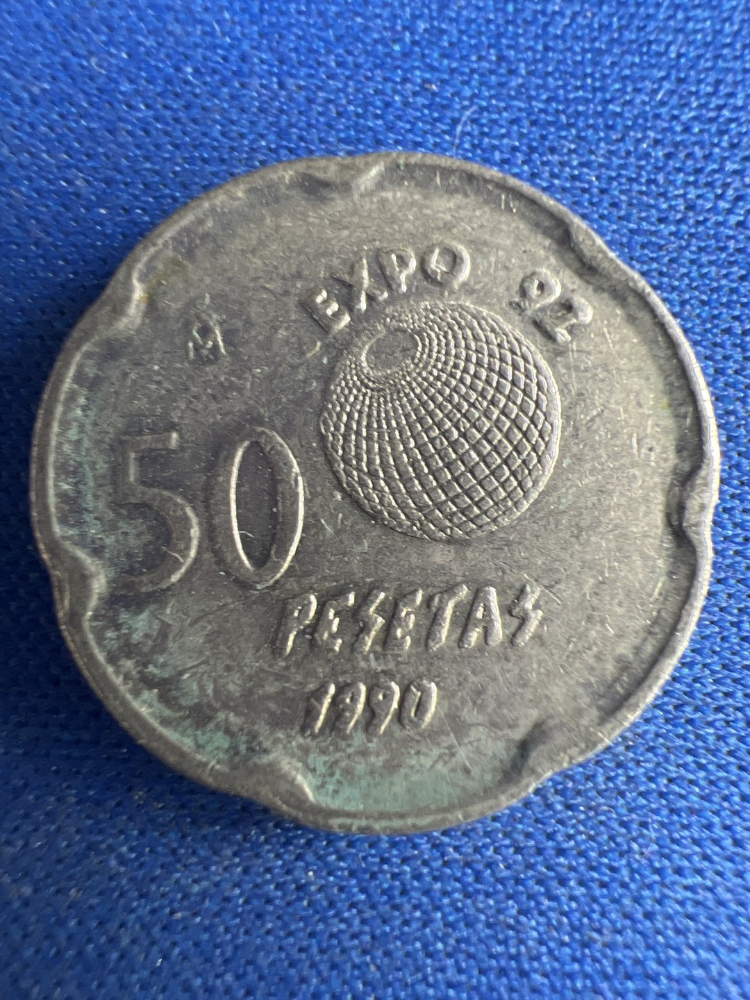 泡泡堂微拍第八十五幕硬币捡漏可累计专场👿👿，累计满二十元包邮，接受代拍业务 西班牙50比塞塔