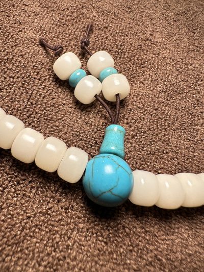 手串木器杂件｜精选拍卖专场 海南菩提根｜6mm*8mm佛珠手串｜108颗念珠串