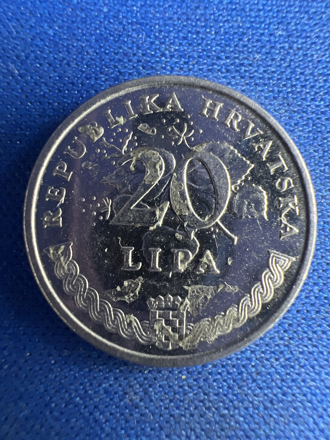 泡泡堂微拍第八十六幕硬币捡漏可累计专场👿👿，累计满二十元包邮，接受代拍业务 克罗地亚20利帕