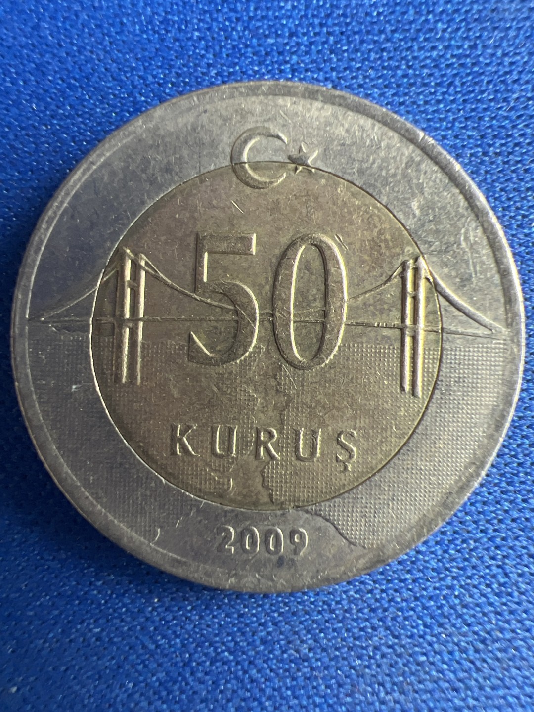 泡泡堂微拍第八十六幕硬币捡漏可累计专场👿👿，累计满二十元包邮，接受代拍业务 土耳其50库鲁双色币